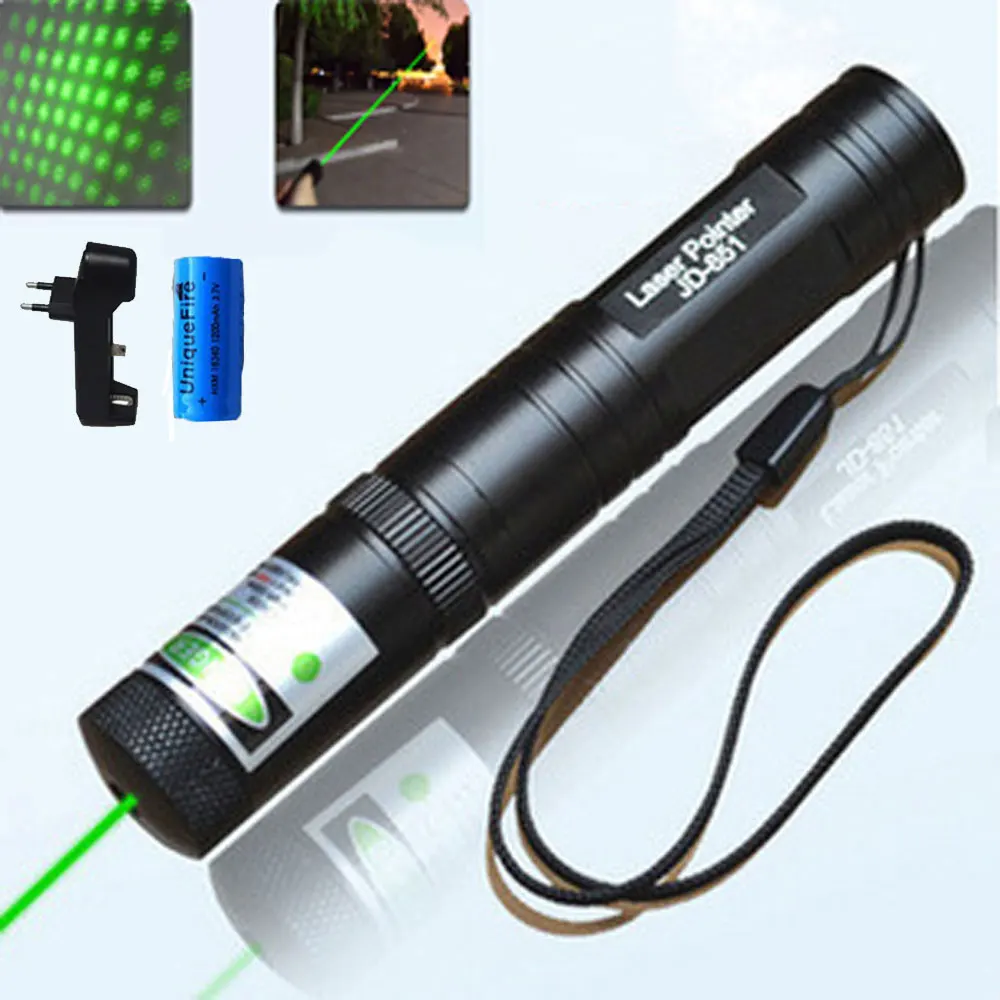 

Powerfu'l Laser Sight Hunting Green Dot tactical 532nm Lazer Powerful 851 Lasers Pointer 16340 Batteries+charger