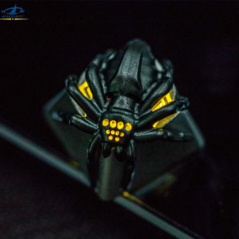

HFSECURITY ZOMO OEM Spider Metal Keycaps For Mechanical Keyboards Backlit Keycap Keypress For Cherry MX Gaming Keyboards