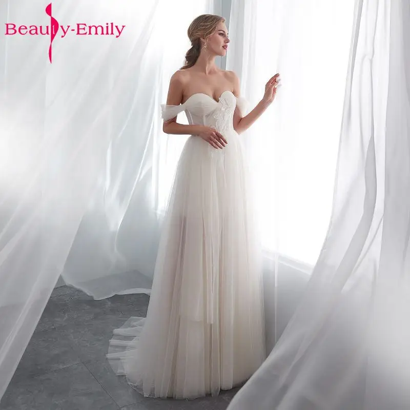 Beauty Emily White Lace Formal Evening Dresses 2019 long Plus Size A-Line Evening Party Dresses Floor-Length Prom Dress Elegant Beauty Emily White Lace Formal Evening Dresses 2019 long Plus Size A-Line Evening Party Dresses Floor-Length Prom Dress Elegant