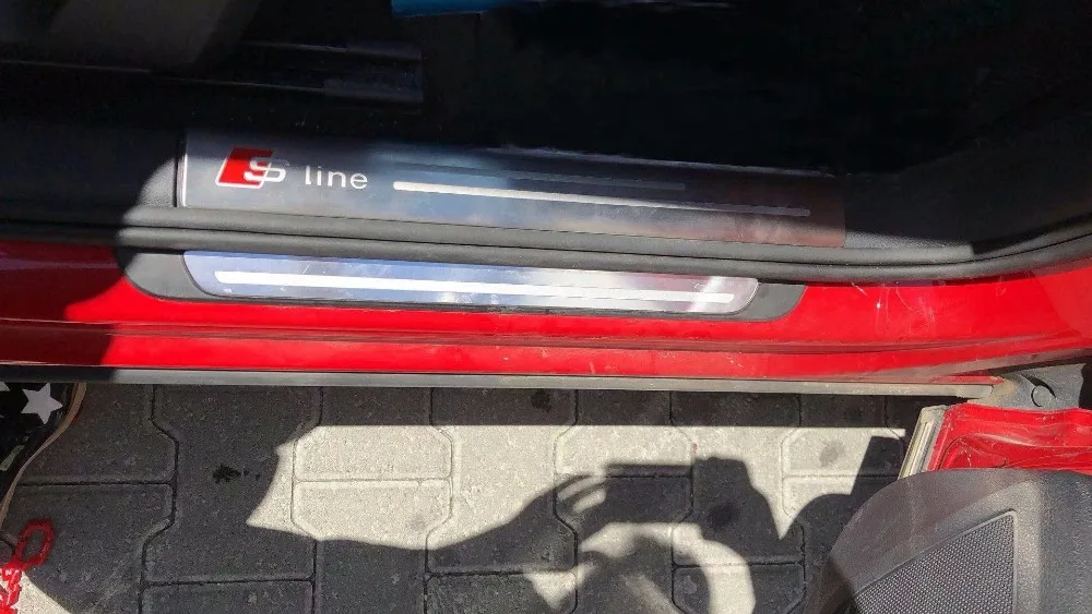 MONTFORD для Audi Q2 2017 2018 2019 Нержавеющая сталь накладки на пороги педаль протектор