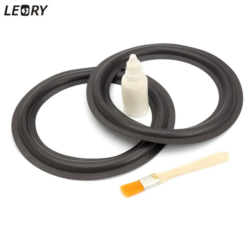 

LEORY 2 pcs 8 inch Speaker Foam Surround with Glue And Brush Speaker Repair Part for Boston Acoustics Series 200mmx140mm