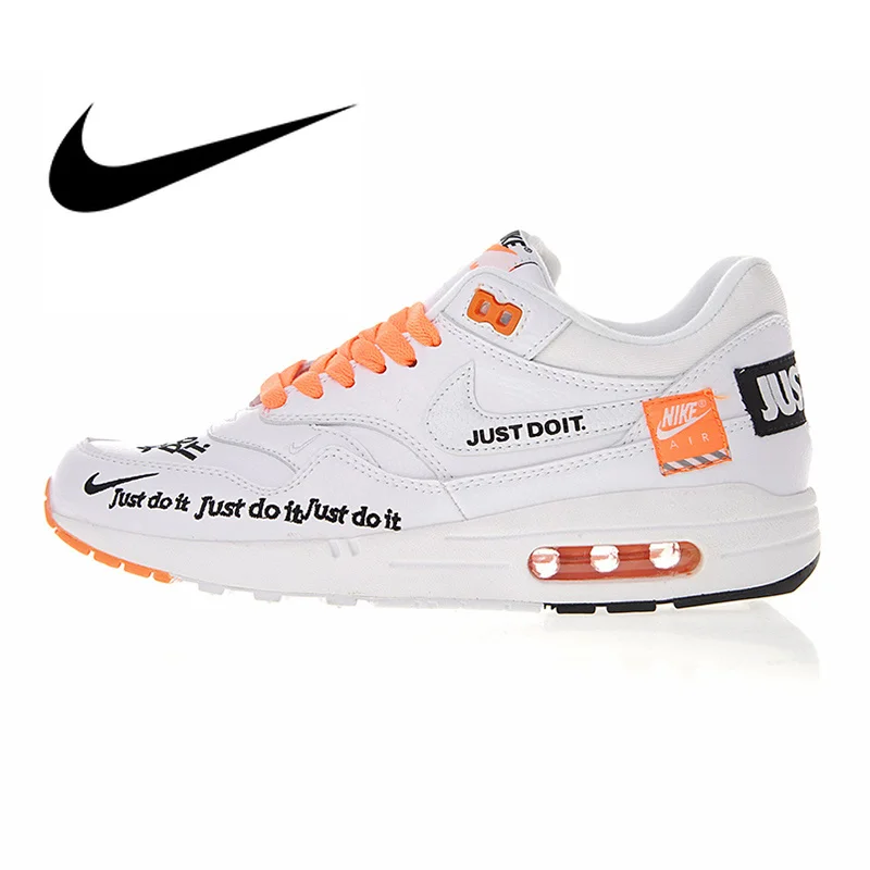 

Nike Air Max 1 Just Do It Men's Running Shoes Sport Outdoor Sneakers Top Quality Athletic Designer Footwear 2018 New 917691-100