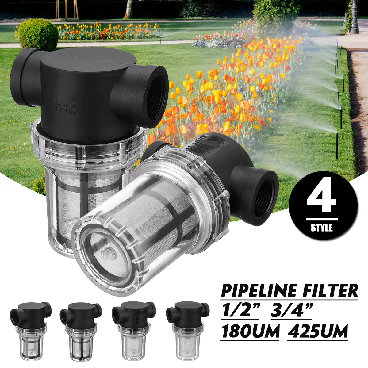 Amazon Com Inline Strainer Tri Clamp 1 5 Inch Stainless Steel Ss304 Glacier Tanks 3 Pack Home Improvement