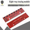 Eight Tracking Module Infrared Detection Sensor Module For Arduino 8 Channel Infrared Detector Hunt Module 8bit Sensor Module ► Photo 1/6