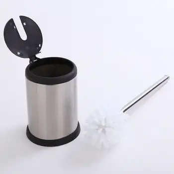 

Stainless Steel Toilet Brush And Holder, Brush length 30cm diameter 18cm