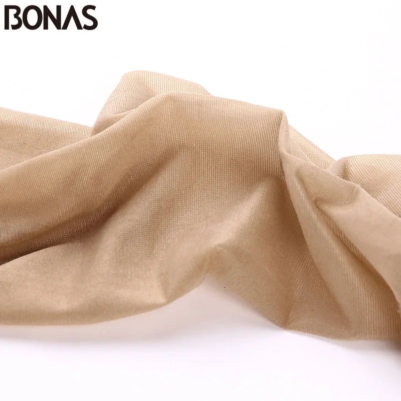 Бесшовные колготки BONAS 6шт./лот 30D летние женские облегающие пикантные черные