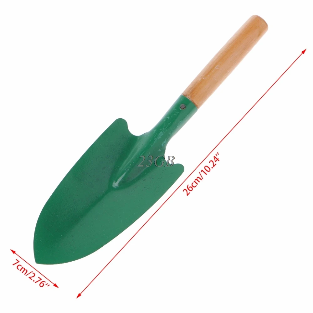 Деревянная ручка усиленная садовая лопата Рассыпчатая посадка почвы легко использовать M22