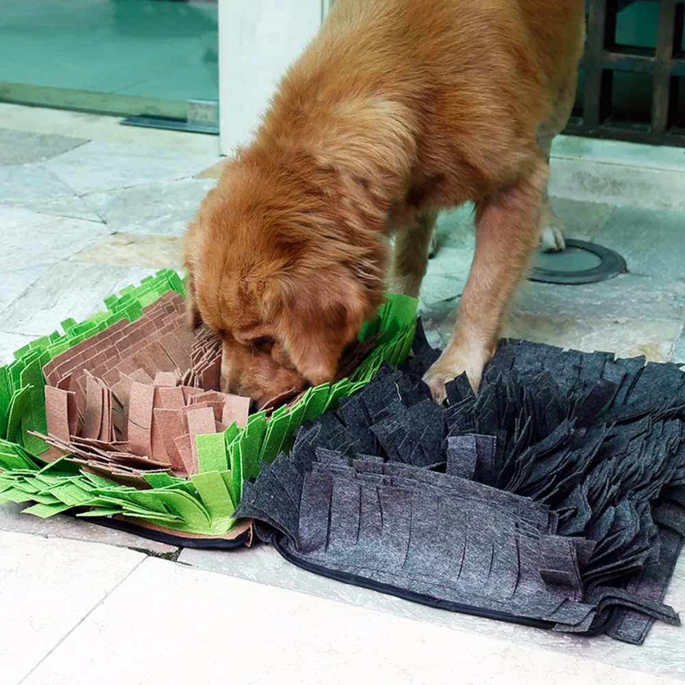 Собака нюхательный коврик Nosework одеяло Тренировочный Коврик собачка коврик для корма Yummy снятие стресса игрушка запах нос работа нюхать инструмент