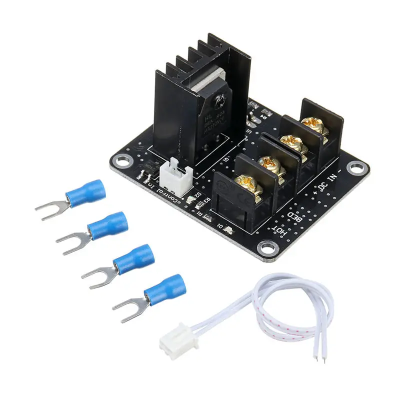 3D печать Mosfet Высокая мощность Подогрев кровать расширения Модуль питания Mos трубка для Prusa I3 Anet A8/A6 части 3d принтера