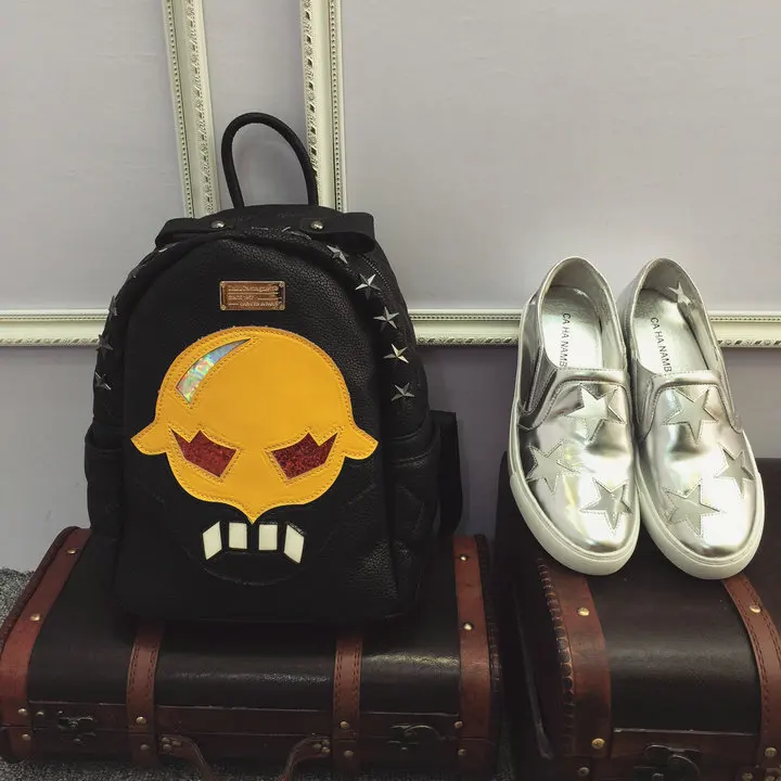 lulu castagnette leather backpack