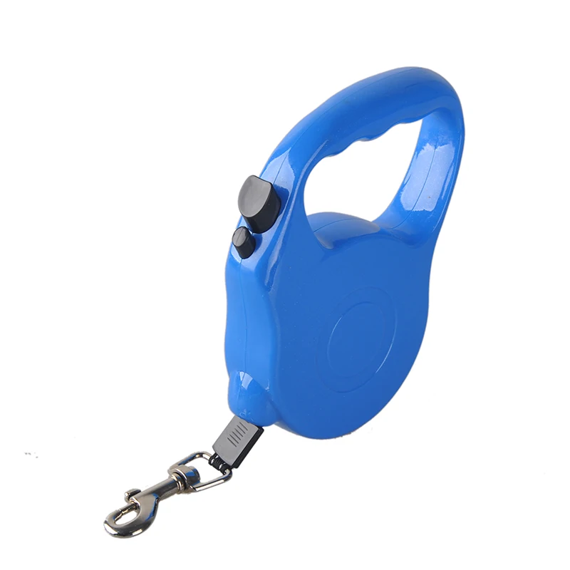 3M 5M Retractable Pet Leash Lead One-handed Lock Training Collars Puppy Walking Nylon Leash Adjustable Dog Pets Collar fit Dogs
