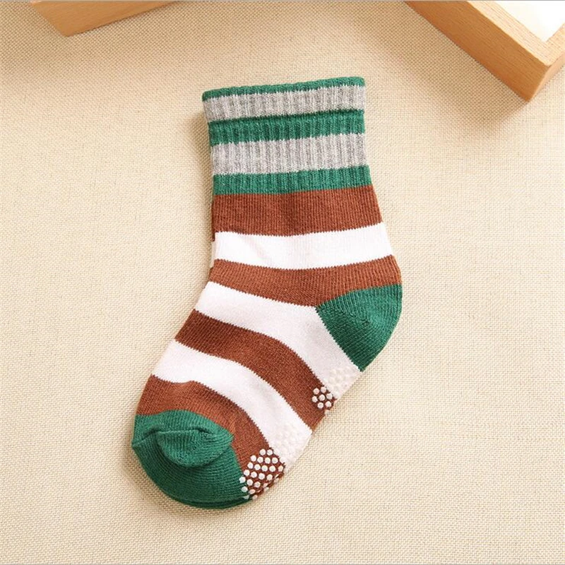 Демисезонный высокое качество теплые толстые хлопковые носки полосатые дизайн для младенцев, носки для маленьких мальчиков и девочек детей детские носки От 0 до 2 лет