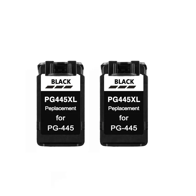 2x BLACK PG-445 CL-446 Ink Cartridge compatible For Canon 445 446 PG445 CL446 445XL 446XL For iP2840 MG2440 Ink Printer - Цвет: 2x BLACK