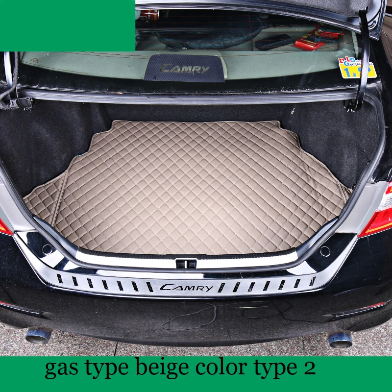 

lsrtw2017 fiber leather car trunk mat for toyota camry 2012 2013 2014 2015 2016 2017 xv50 Daihatsu Altis