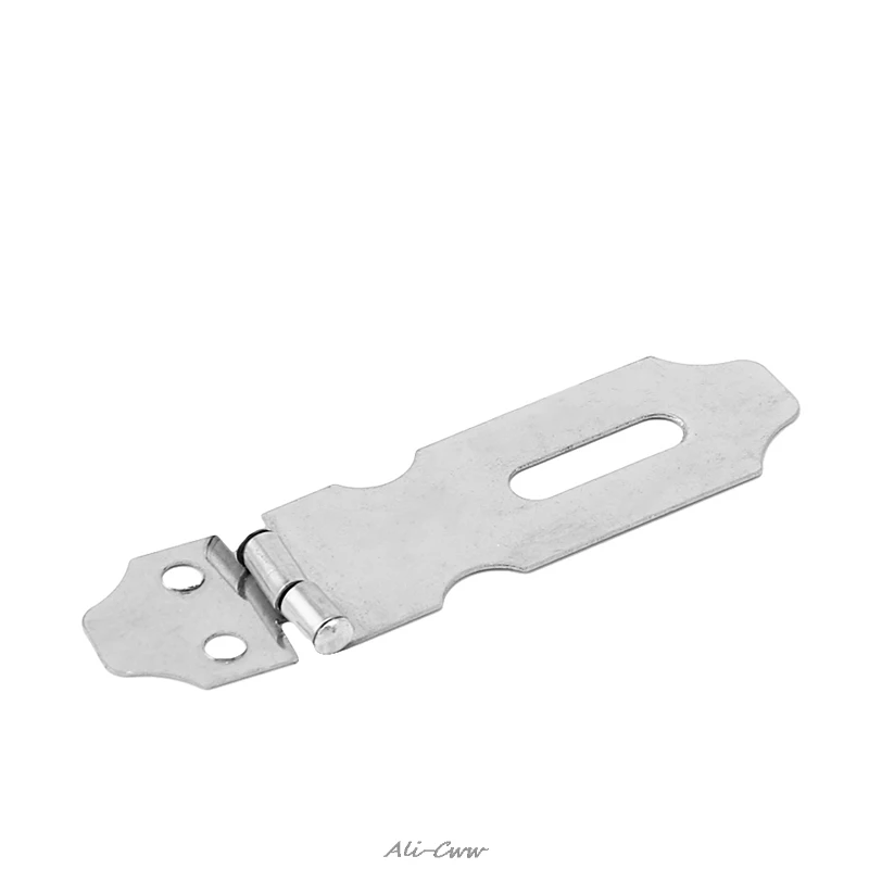 Furniture Hardware toggle latches decorative latches 4Pcs Home Drawer Door Safety Padlock Latch Hasp Staple Stainless Steel NO.5