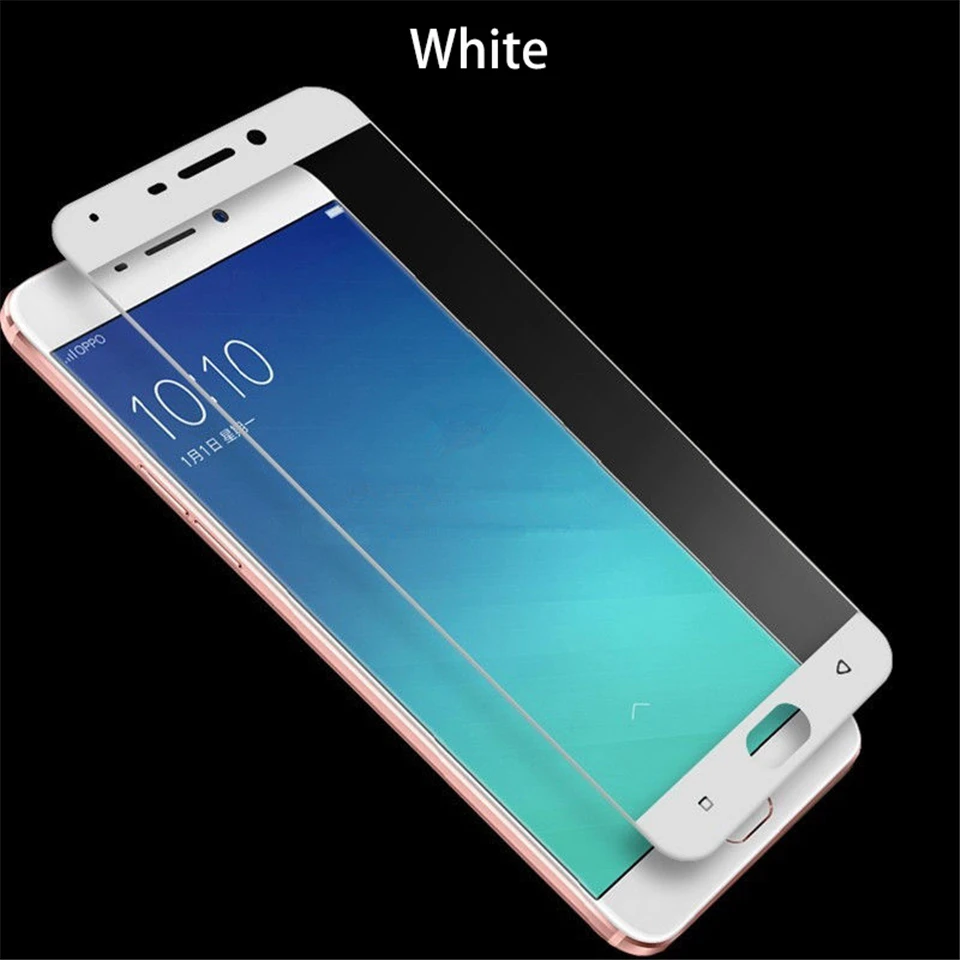 Закаленное стекло для OPPO R9 2 шт. Защита экрана F1 Plus полное покрытие R9T R9M 3D пленка с