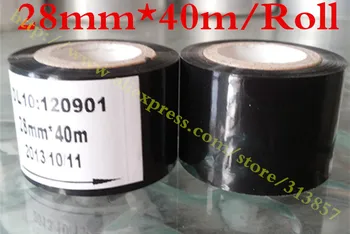 

Free shipping cable marker printer Ink cartridges Ribbon THJ-11-2 40m * 28mm For wire marking machine HY-DT7 / 9/11 HY-S7