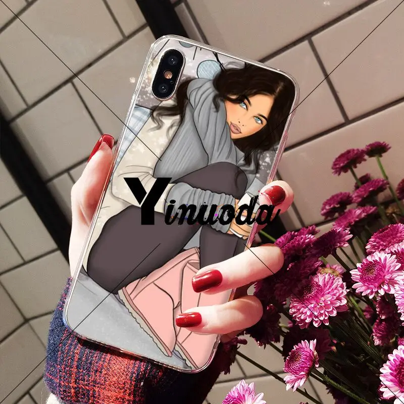 VOGUE Christmas Princess Girl Female boss coffee Phone Case