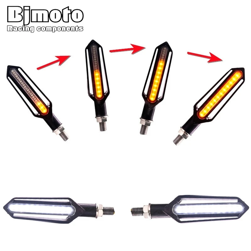 

Motorcycle 2pcs 12v Led sequential turn signals Lights Motor Motorcycle Led Strobe Flash Warning Brake Light Lamp Flashing Light