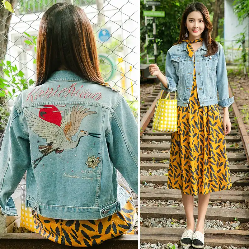 denim jackets for older women