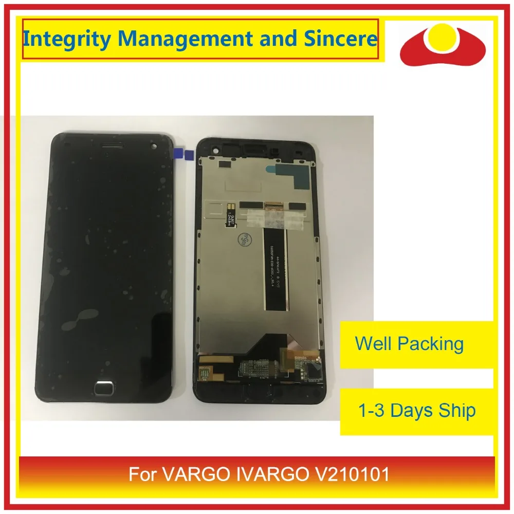 

High Quality 5.0" For VARGO IVARGO V210101 Lcd Display Screen Touch Screen Panel Digitizer Screen Assembly Complete with Frame