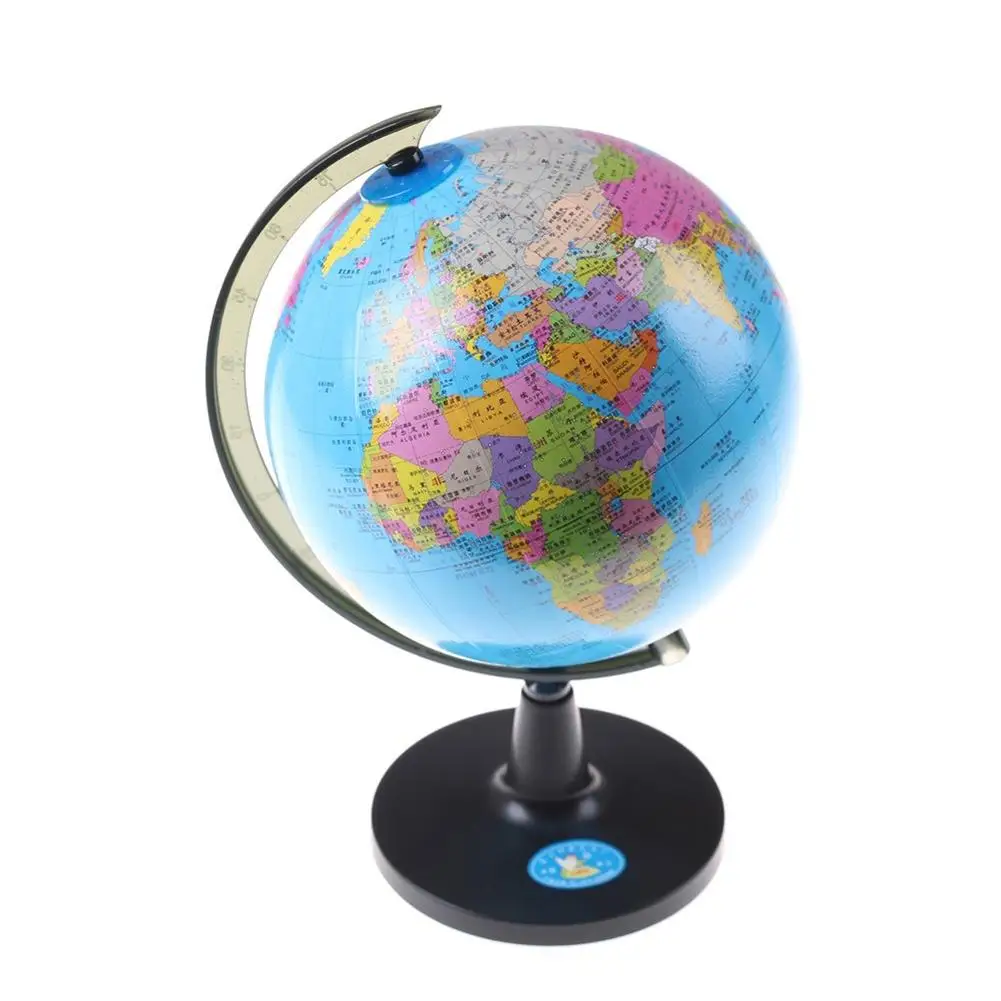 

New 14.2cm World Map Globe School Geography Teaching Tool Kids Educational Toy
