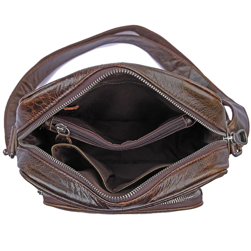J.M.D винтажный загорелый подлинный для женщин из бычьей кожи крест кошелек плохиша сумка-мессенджер, слинг сумка для мужчин 1008