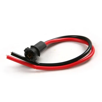 

Car Dashboard Instrument Panel T5 LED Indicator Light Bulb Socket Base Wire