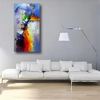 

Hand-Painting Abstract Scenery Home Decor Canvas Art Wall Oil Painting a02