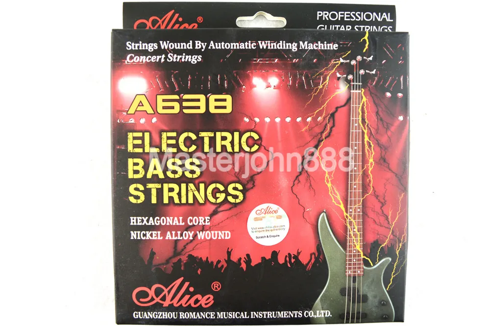 Gold plated bass strings best sale