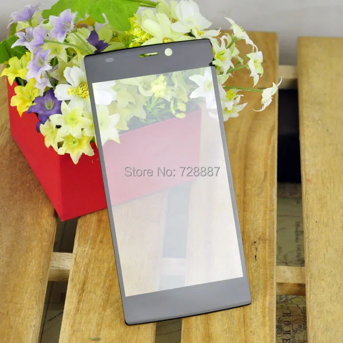 Черный цвет передняя внешний объектива экрана верхнее стекло для Gionee Elife S5.5