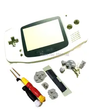 Полный Корпус белый Цвет основа для GameboyAdvance чехол Запчасти для авто w/Cross Y Форма отвертки игра Advance