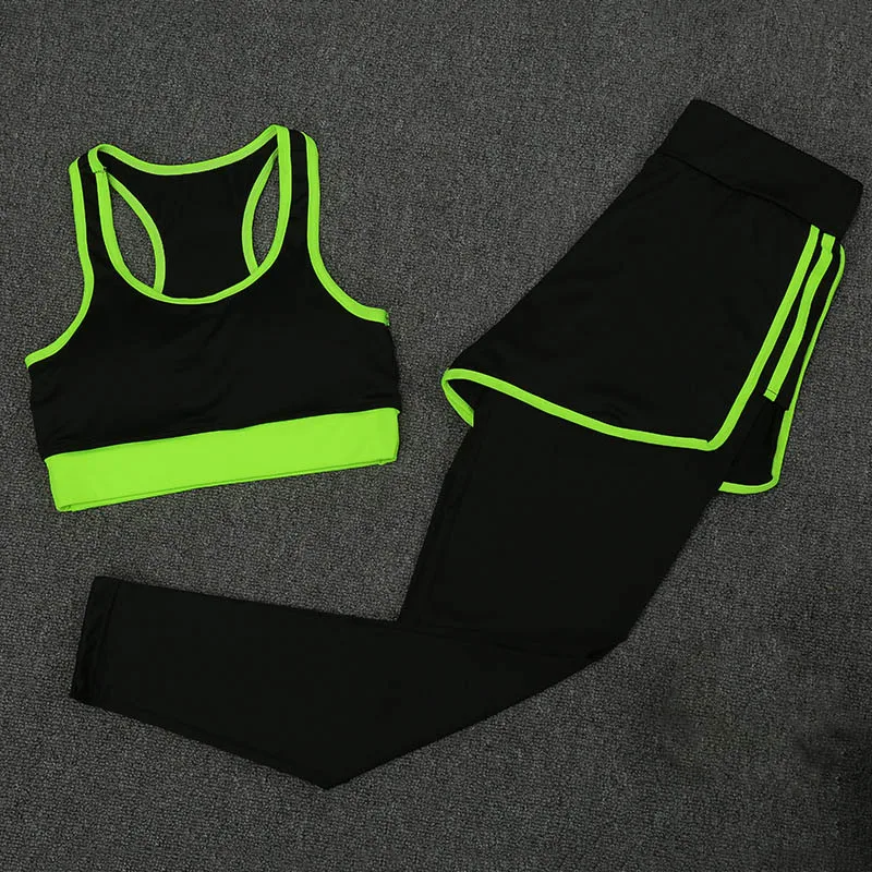 

Summer New Hot Women Trousers Outdoor Sports Yoga Suit Lady Girl Quick-drying Sweat-absorbent Korean Fitness Bra for Female