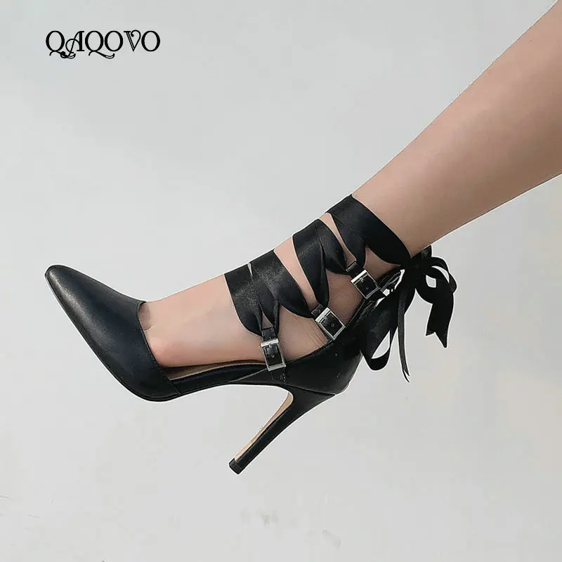 

Women Genuine Leather High Heels Shoes Summer Pointed Toe Thin Heel Pumps Fashion Zipper Dress Shoes Women Black Sliver