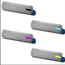 Заводская Распродажа по DHL! Совместимый тонер картридж используется для OKI C801/C821 Цвет тонер-картридж KCMY 4 шт./лот