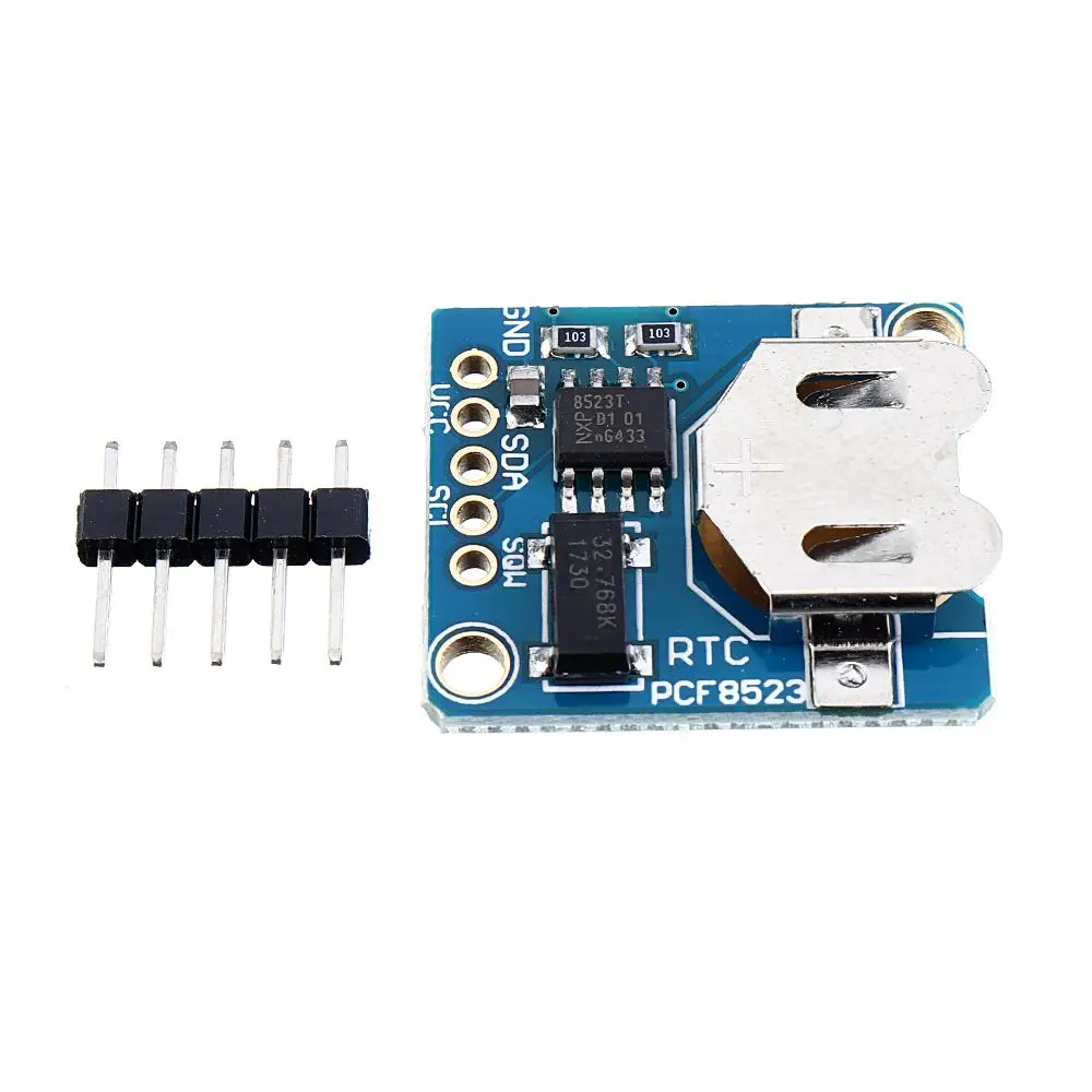 CLAITE PCF8523 RTC модуль цифровой платы PCF8523 часы реального времени RTC 3,3 V 5V Для Arduino Raspberry Pi