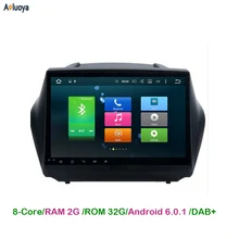 10.2 inch Android 6.0.1 Octa-Core Car Radio DVD GPS Player For Hyundai IX35 IX 35 2009-2015 Car Audio multimedia 4G WIFI DAB