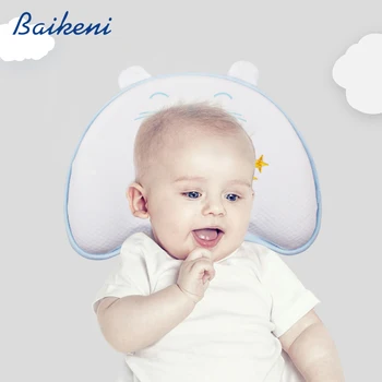 

Baby Pillows Breathable Sleeping Position Pillows to Prevent Flat Head Ergonomic Bedding Pillow Anti Roll Aalmofada 0~12M