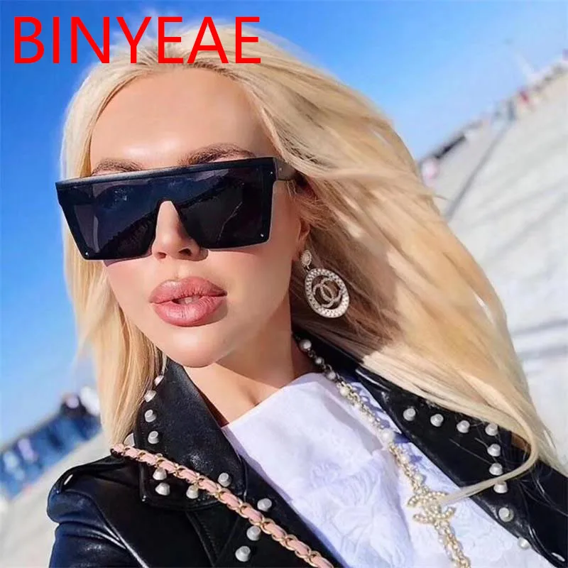 

2019 Sexy Luxury Brand Black Square Sun Glasses Women Men Vintage Designer Transparent Plastic Flat Top Sunglasse Gafas oculos