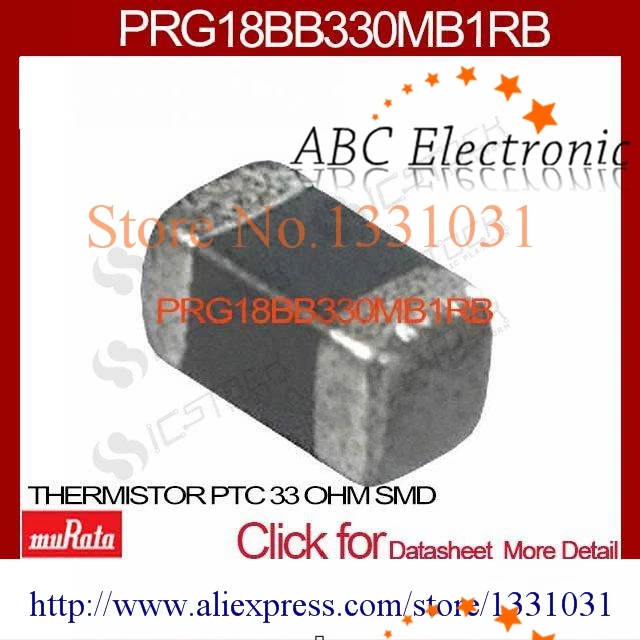 PRG18BB330MB1RB THERMISTOR PTC 33 OHM SMD PRG18BB330MB1RB 330