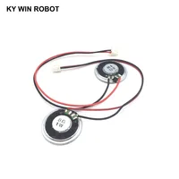 דק רמקול 2pcs / הרבה 20C אורך ניו אולטרה דק רמקול 8 אוהם 1 וואט 1W 8R קוטר רמקול 30mm 3 ס"מ עובי 5 מ"מ עם PH2.54 תיל מסוף (5)