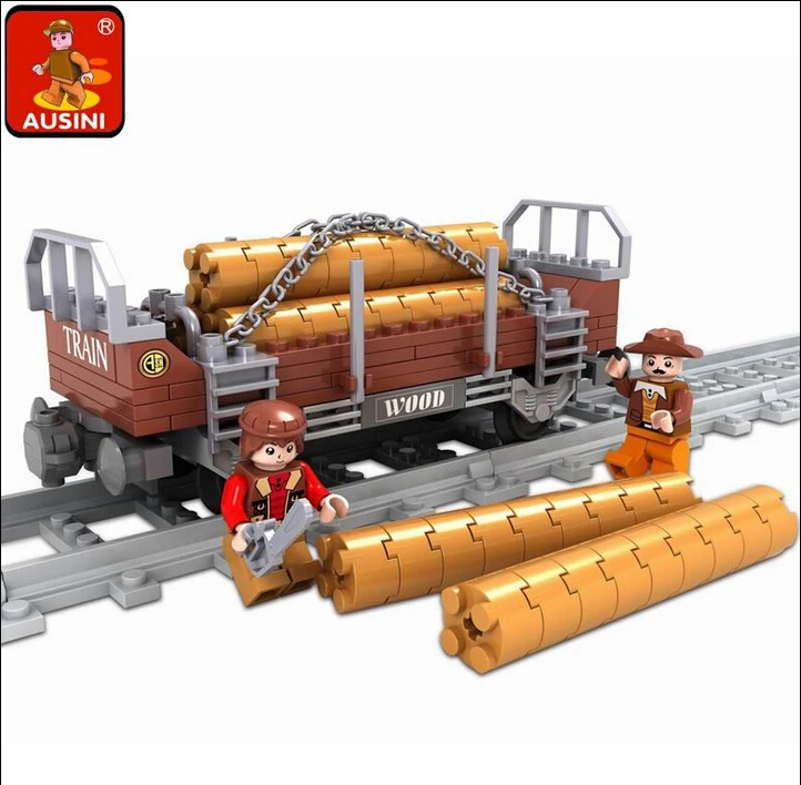 

Model building kits compatible with lego city train rail 150 pcs 3D blocks Educational model building toys hobbies for children