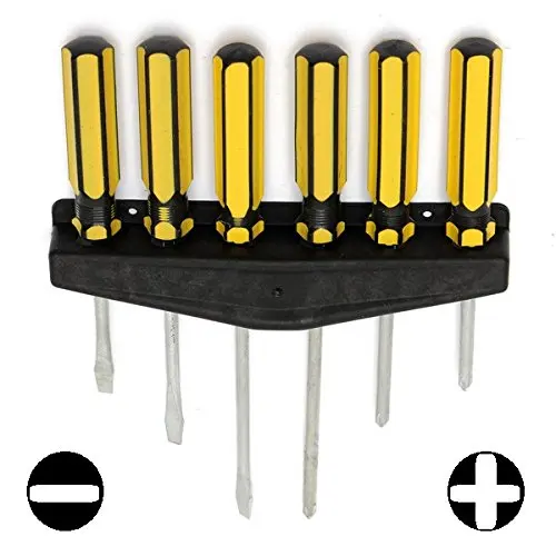 

2016 Brand New 6Pcs Precision Screwdrivers Set Kit Repair Tools Chrome 3 Phillips and 3 Slotted