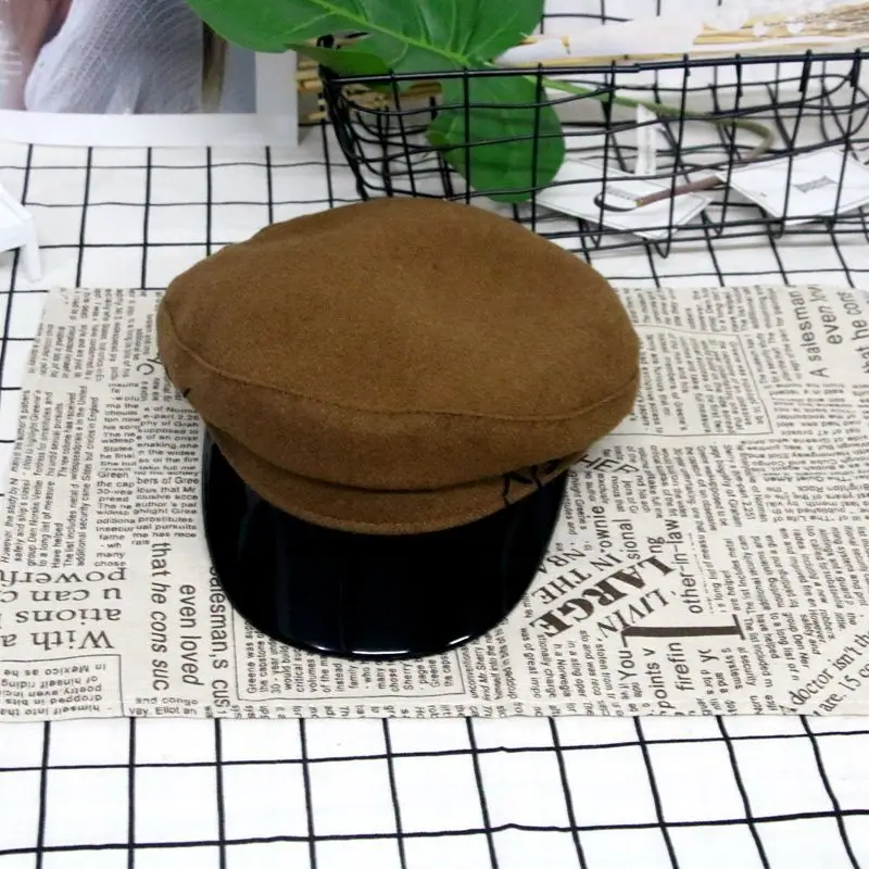 

Spring and autumn new women's beret personality hat female retro street newsboy beret women's wool fashion sailor visor MZ-24