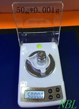 Precision Electronic Jewelry Milligram Scales 50g 0.001g Coffee Baking Food Scale Bench Floor Weighing Balance Cooking Tools