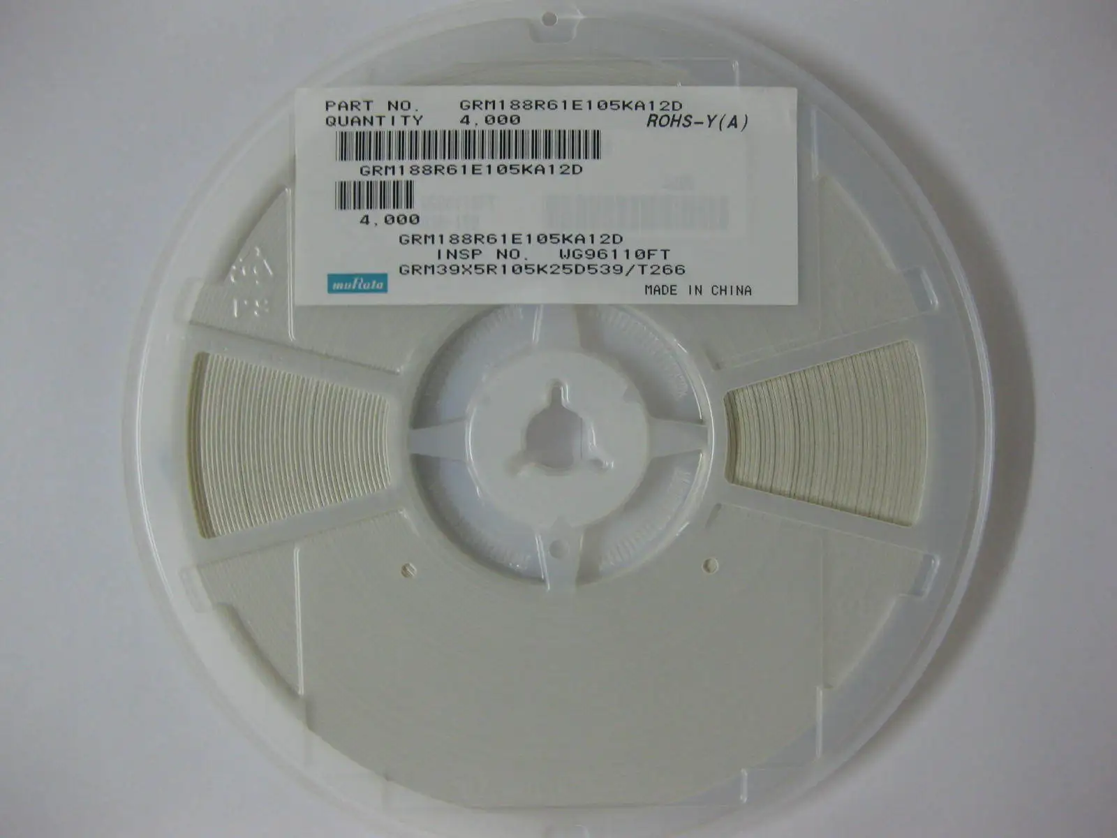 Емкость GRM188R61A474KA61 том 0603 (1608) 10 В емкость 0.47 mu F = 1 лот является 20 шт. | Компьютеры и