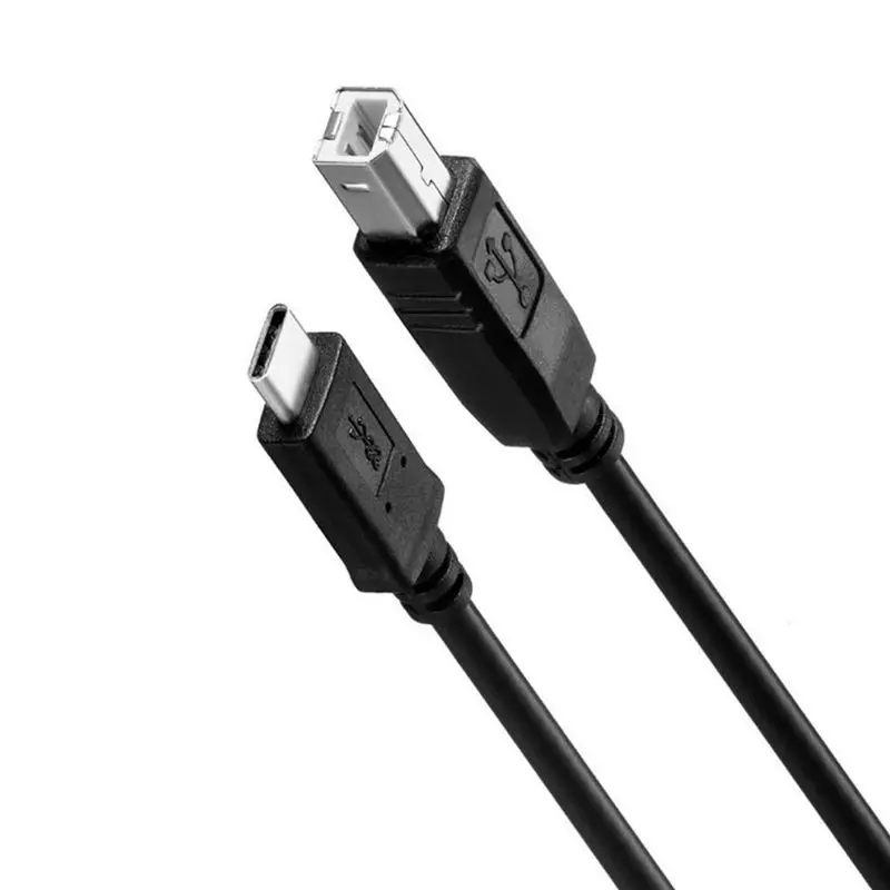 Хит! USB C 3 1 Type папа к USB2.0 B Мужской кабель для передачи данных ноутбука принтер