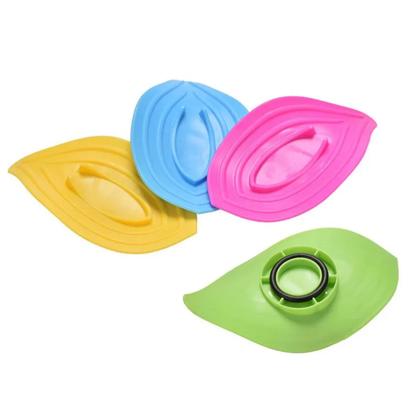 HOMETREE الملونة ورقة على شكل عدم الانزلاق الصابون صابون الأطباق أدوات مطبخ الحمام الأدوات حامل شنقا صندوق تخزين الحمام مجموعة H99