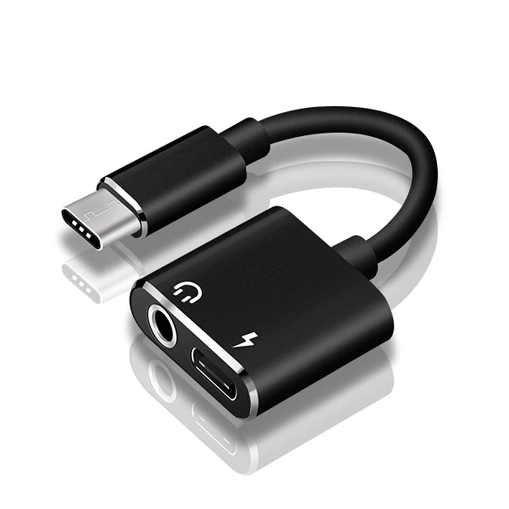 Yusion Внешний USB звуковая карта Тип C для наушников 3D стерео аудио HIFI адаптер с pd