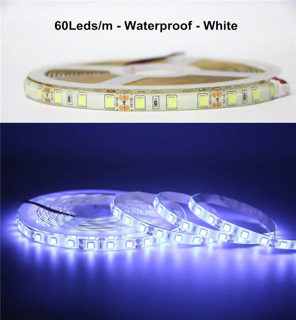 2018 Новое поступление 5054 SMD 12В Светодиодная лента 5 м 300 Светодиодов 600 светодиодов